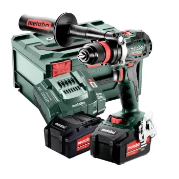   Metabo akkus fúrócsavarozó BS 18 LTX BL Q Impuls 18V 2x5,2Ah Li-Power Metabox kofferben