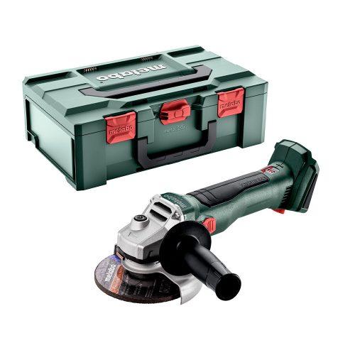 Metabo akkus sarokcsiszoló W 18 L BL 9-125 18V alapgép Metabox kofferben