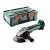 Metabo akkus sarokcsiszoló W 18 L BL 9-125 18V alapgép Metabox kofferben