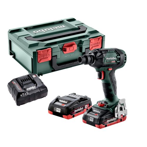 Metabo akkus ütvecsavarozó SSW 18 LTX 300 BL 18V 2x4,0Ah LiHD Metabox kofferben