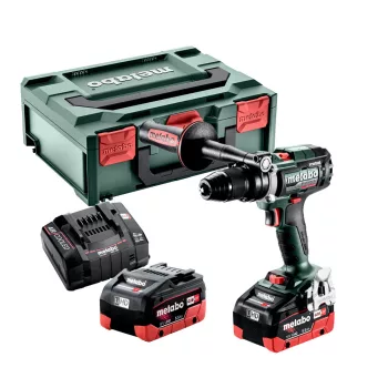   Metabo BS 18 LTX-3 BL Metal Akkus fúrócsavarozó 2x18 V/5,5 Ah, ASC 145, MetaBOX 145 L