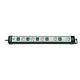 Brennenstuhl Premium-Line műszaki elosztó 5 dugaljjal fekete/világosszürke, 3m