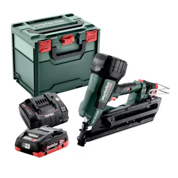   Metabo NFR 18 LTX 90 BL akkus szerkezeti szegező/szögbelövő 2x4,0Ah, ASC 145, metaBOX 340