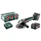 Metabo akkus sarokcsiszoló 18V W 18 LT BL 11-125 2x4,0Ah Metabox kofferben, 125mm
