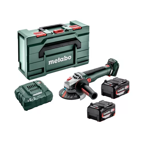 Metabo akkus sarokcsiszoló 18V WB 18 LT BL 11-125 Quick 2x5,2Ah Metabox kofferben, 125mm