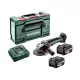Metabo akkus sarokcsiszoló 18V WB 18 LT BL 11-125 Quick 2x5,2Ah Metabox kofferben, 125mm