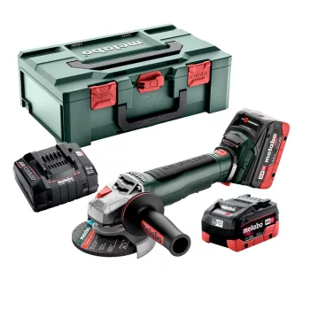   Metabo akkus sarokcsiszoló 18V WPB 18 LT BL 11-125 Quick 2x5,5Ah Metabox kofferben, 125mm