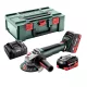 Metabo akkus sarokcsiszoló 18V WPB 18 LT BL 11-125 Quick 2x5,5Ah Metabox kofferben, 125mm