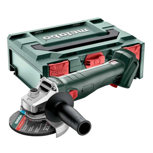 Metabo akkus sarokcsiszoló WB 18 LTX BL 125 Quick alapgép Metabox kofferben