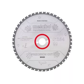 Metabo körfűrészlap fához 254x2,4x30mm, 24 fog