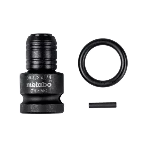 Metabo gépi átalakító 1/2" - 1/4" E6,3-ra ütésálló adapter, 3 db-os