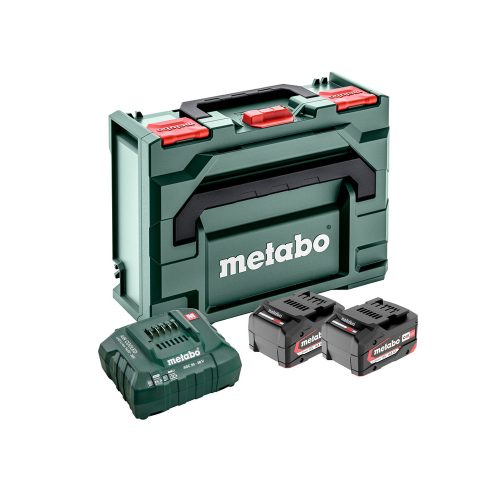 Metabo Li-Power akkumulátor csomag 18V 2x4,0Ah töltővel Metabox kofferben