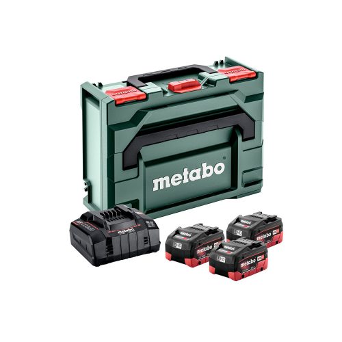 Metabo LiHD akkumulátor csomag 18V 3x5,5Ah töltővel Metaloc kofferben