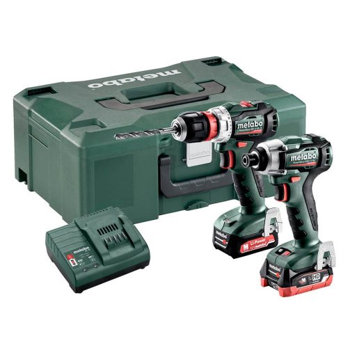 Metabo akkus gépszett PowerMaxx BS 12 BL Q + PowerMaxx SSD 12 BL 12V 2,0Ah 4,0Ah