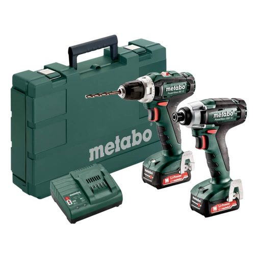 Metabo akkus gépszett PowerMaxx BS 12 + PowerMaxx SSD 12 12V 2x2,0Ah