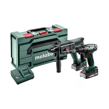   Metabo akkus gépszett KHA 18 LTX kombikalapács +BS 18 fúrócsavarozó 18V 2,0Ah