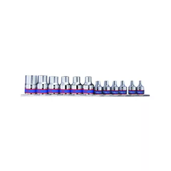   King Tony 1/2" és 3/8" torx-dugókulcs készlet 12 részes (7113PR)