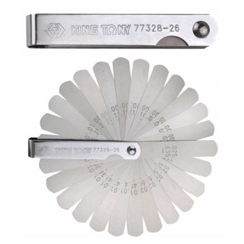 King Tony hézagmérő 26 pengés 0,038-0,635mm (77328-26)