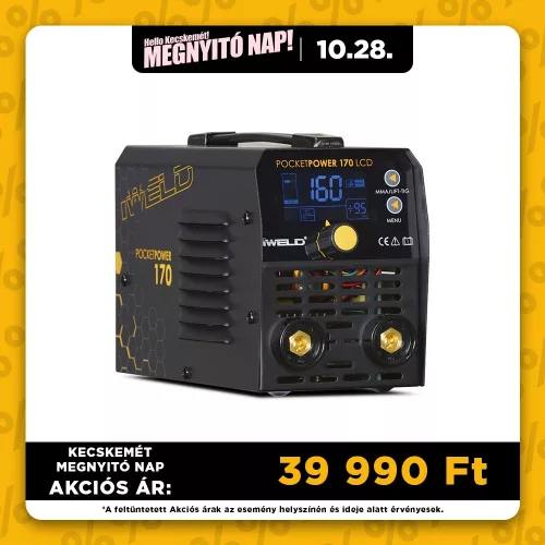 Iweld hegesztő inverter Gorilla Pocketpower 170 IGBT