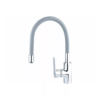   Extol Baletto mosogató csaptelep  hajlékony szilikon kifolyó csővel, 35mm, szürke