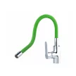 Extol Baletto mosogató csaptelep  hajlékony szilikon kifolyó csővel, 35mm, zöld