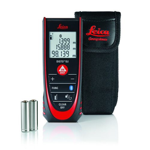 Leica Disto D2 lézeres Bluetooth Smart távolságmérő (100m)