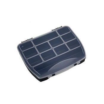 Műanyag rendező-csavartartó-szögtartó 12 részes