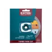 Extol Industrial gyémántvágó, ipari korong, TURBO, extra vékony vágás: 1,8mm vastagság; 150×22,2m