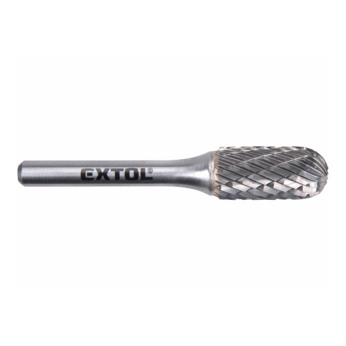 Extol Industrial keményfém turbómaró (rotormaró), hengeres, kerek orrú, átmérő 12×25mm/szár 6mm,