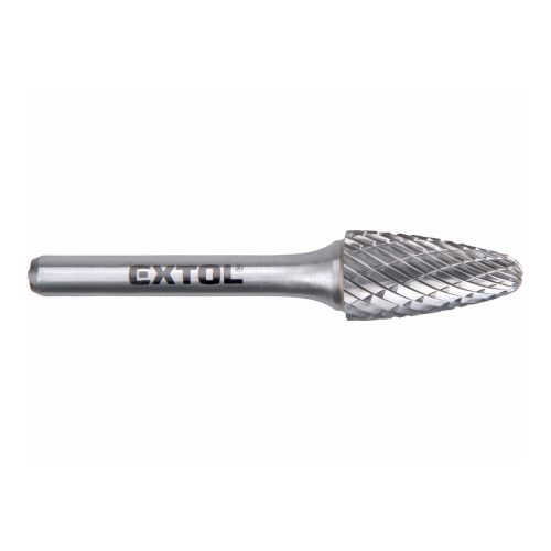 Extol Industrial keményfém turbómaró (rotormaró), íves, kerek orrú, átmérő 12×25mm/szár 6mm, kere