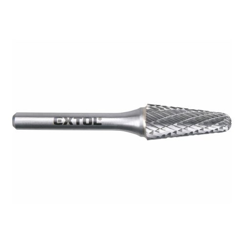 Extol Industrial keményfém turbómaró (rotormaró), kúpos, kerek orrú, átmérő 12×28mm/szár 6mm, ker