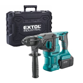   Extol Industrial akkus ütvefúró SDS Plus, Share20V, 20V, Li-ion, 1db akku, 1db töltő, 4000 mAh, 2