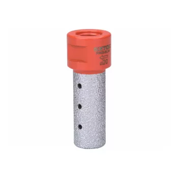   Extol Premium lyukmaró (lyuktágító/ujjmaró) kerámiára és csempére, gyémánt vágóél; 20mm × M14, sarokcsiszolóba fogható