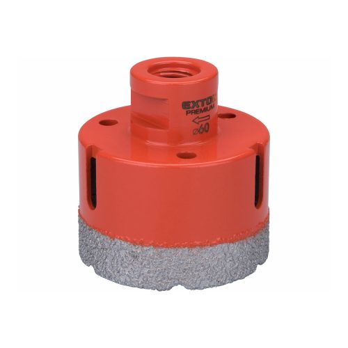 Extol Premium körkivágó csempére, gyémánt vágóél 60mm × M14, sarokcsiszolóba fogható