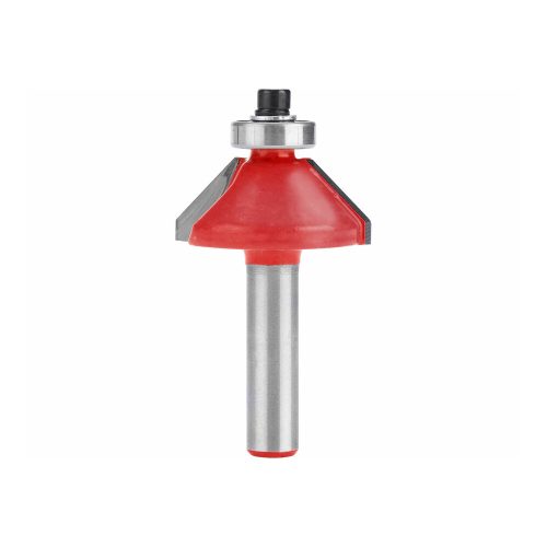 Extol Premium felsőmaró fára, 45° kúpos (szögmaró), csapágyas, D30×H13, befogás: 8mm, keményfém l