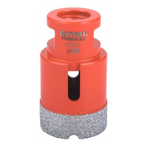 Extol Premium körkivágó csempére, gyémánt vágóél; 35mm × M14, sarokcsiszolóba fogható