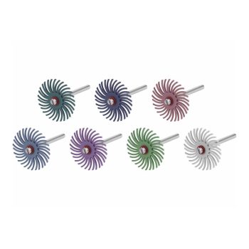   Extol Premium mini csiszoló készlet radiális sörték, 3,0 mm befogás, 52 db, nylon