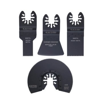   Extol Premium tartalék fej készlet multigéphez 4db (417200/417220)