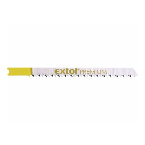 Extol Premium dekopírlap, 5db, univerzális befogás, HCS; 75×8×1,5mm, 2,5mm fogtáv, köszörült, for