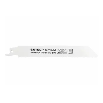  Extol Premium szablyafűrészlap készlet, 3db, Bosch befogás, 150 mm, 24T, Bimetal, fém anyagokhoz,