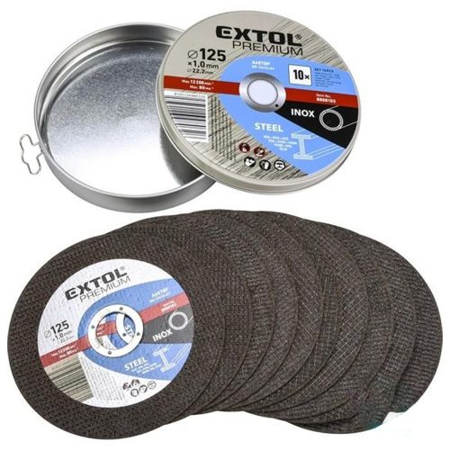 Extol Premium vágókorong 125×1×22,2mm 10db/cs