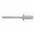 Extol Premium popszegecs készlet alu, 1000 db, méret: 3,2×6,4 mm
