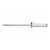 Extol Premium popszegecs készlet alu, 1000 db, méret: 3,2×12,7 mm