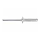 Extol Premium popszegecs készlet alu, 500 db, méret: 4,8×19,0 mm