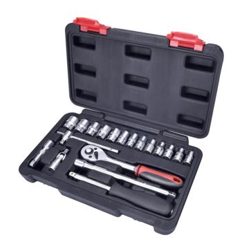   Extol Premium dugókulcs készlet 1/4" 19 részes 4-14mm