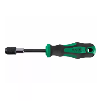   Extol Premium csavarhúzó markolat, gyorskioldóval és mágneses csavarbehajtóval 1/4"x175mm