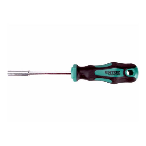 Extol Premium csavarhúzó markolat, mágneses csavarbehajtóval 1/4"x100mm