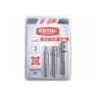 Extol Premium dugókulcs adapter készlet 3db-os; 1/4" - 3/8" - 1/2", befogás: SDS Plus, Cr.V.