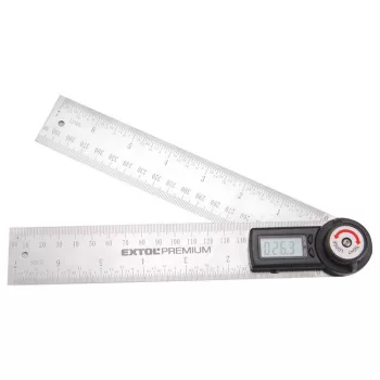 Extol Premium digitális szögmérő 2x200mm 0-360°