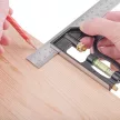 Extol Premium asztalos kombinált derékszög/vízmérték/vonalzó, többfunkciós, 300 mm, ALU/Inox